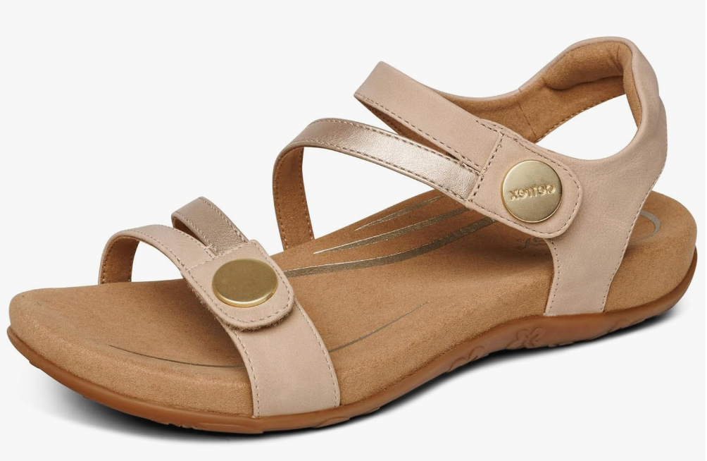 Parisian discount flat sandals